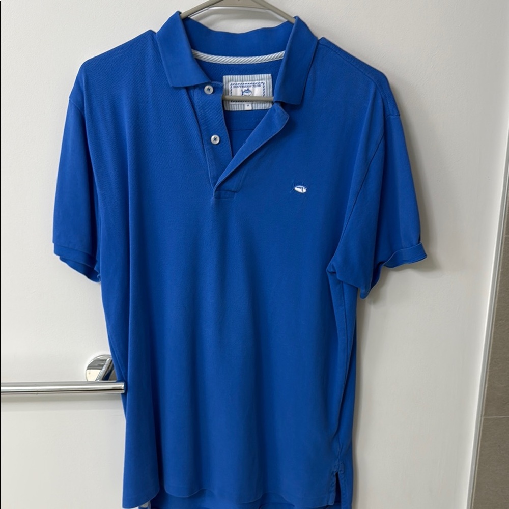 Southern Tide Blue Polo Shirt Classic Casual Design